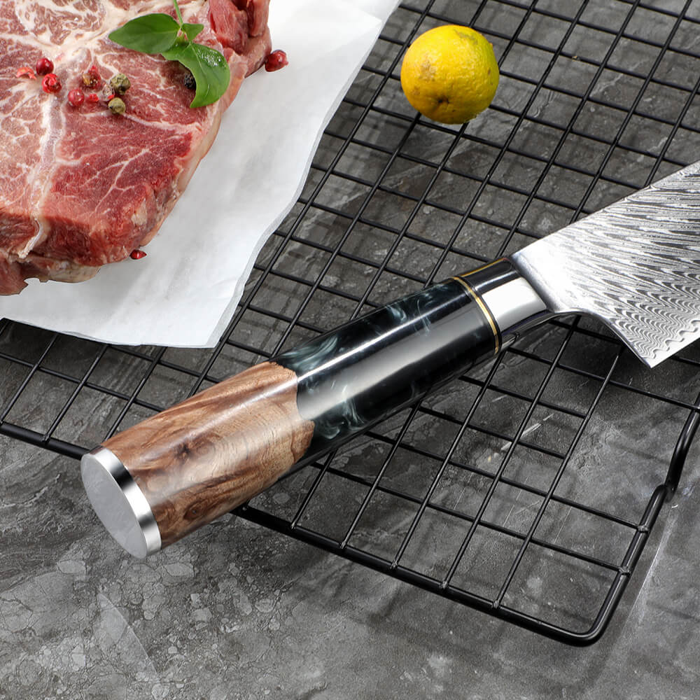 Gyuto Executive Chef Knife with Black Resin Handle