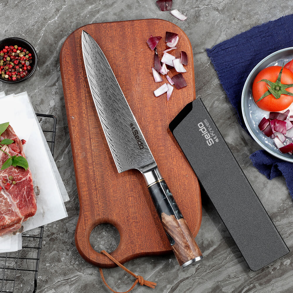 Gyuto Executive Chef Knife with Black Resin Handle