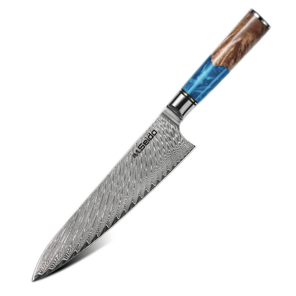 Executive Japanese Damascus Steel Knife Set