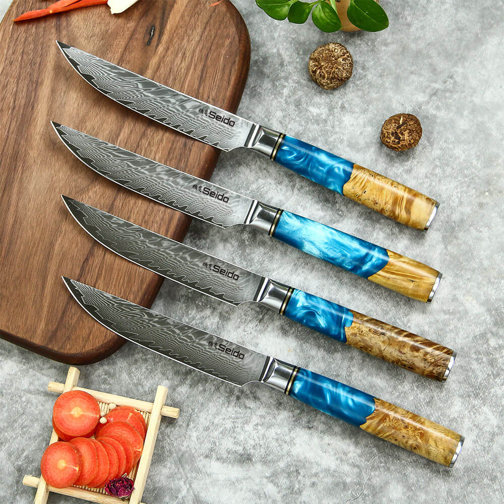 Executive Straight Edge Steak Knives
