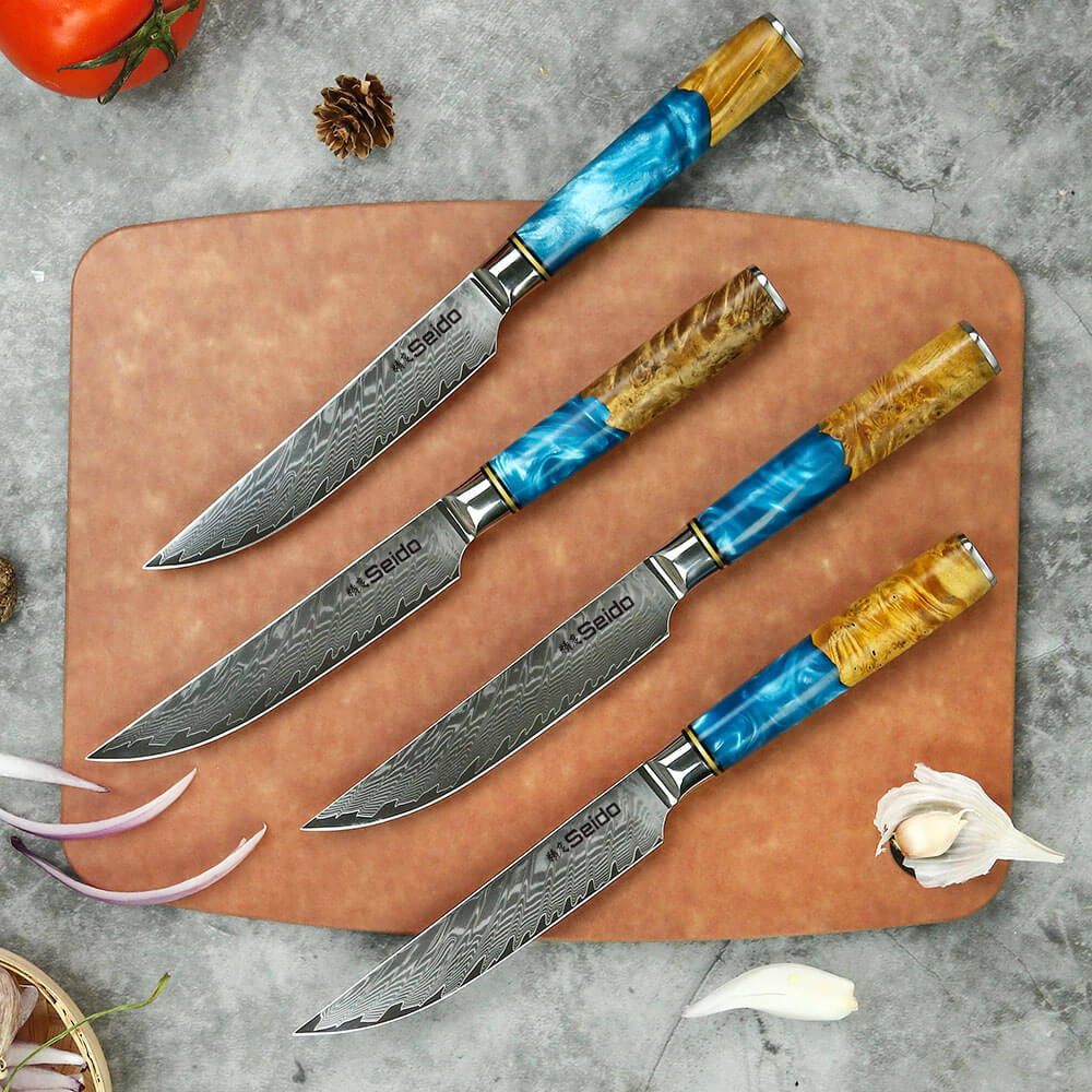 Executive Straight Edge Steak Knives