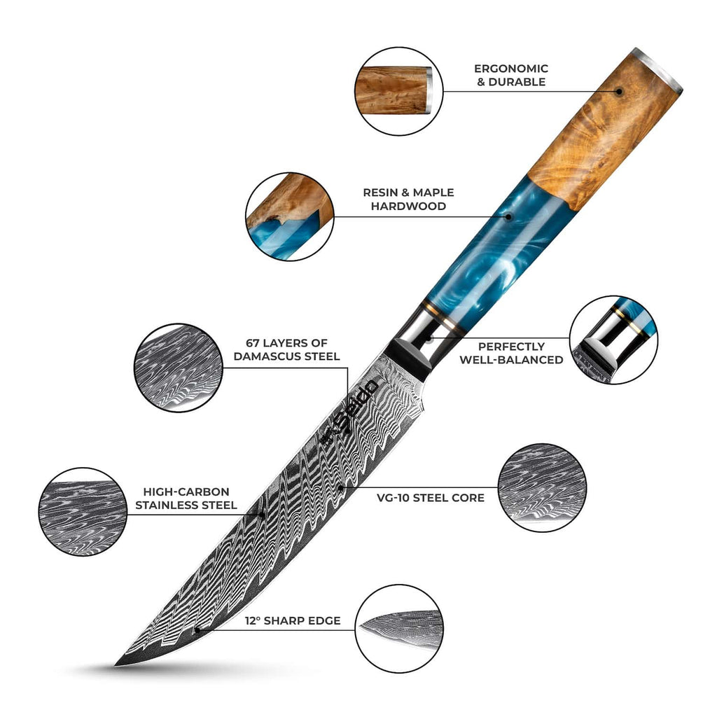 Executive Straight Edge Steak Knives