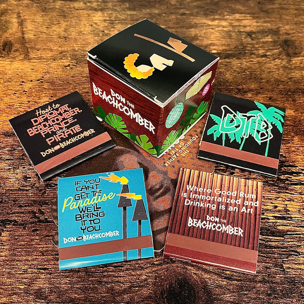 Don the Beachcomber Matchbook Set of Four