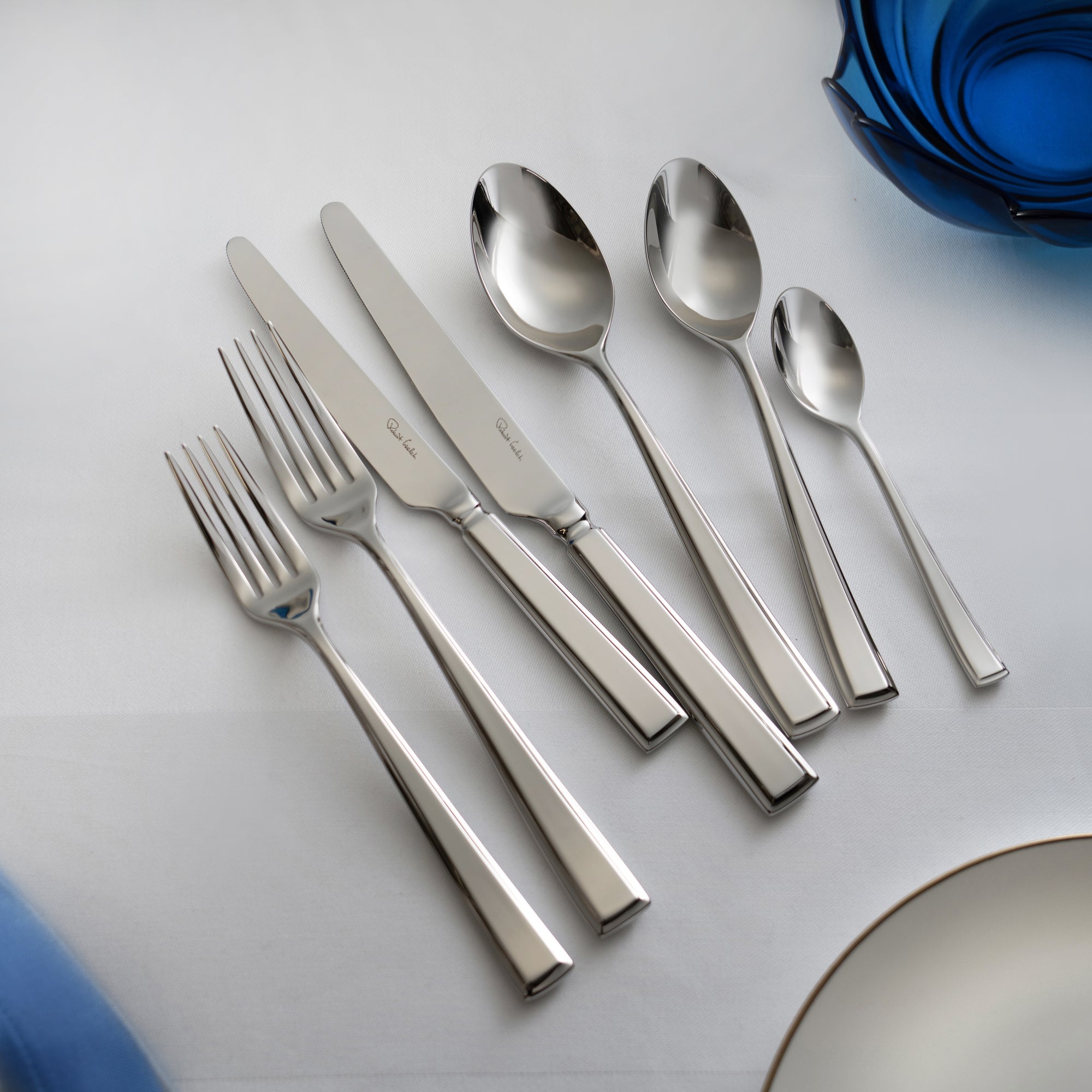 Fairford Bright Cutlery Place Setting, 7 Piece