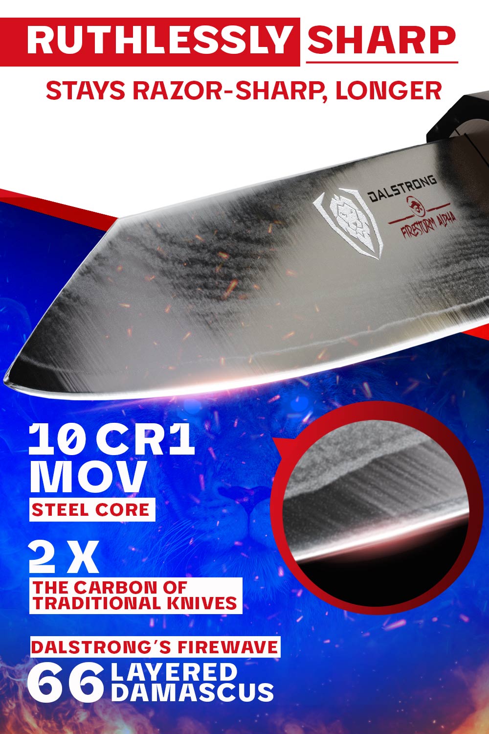 Paring Knife 3.75" | Firestorm Alpha Series | Dalstrong ©