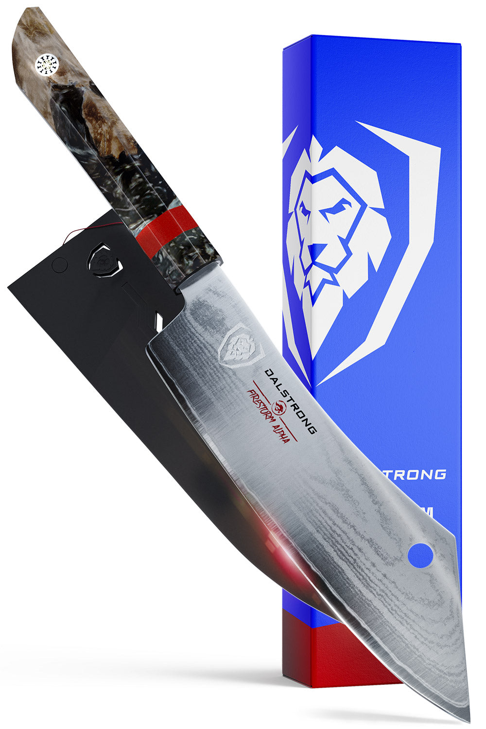 Chef & Cleaver Hybrid Knife 8" | "The Crixus" | Firestorm Alpha Series | Dalstrong ©