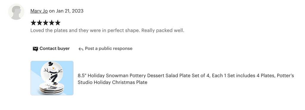 Happy Snowman Dessert/Salad Plate