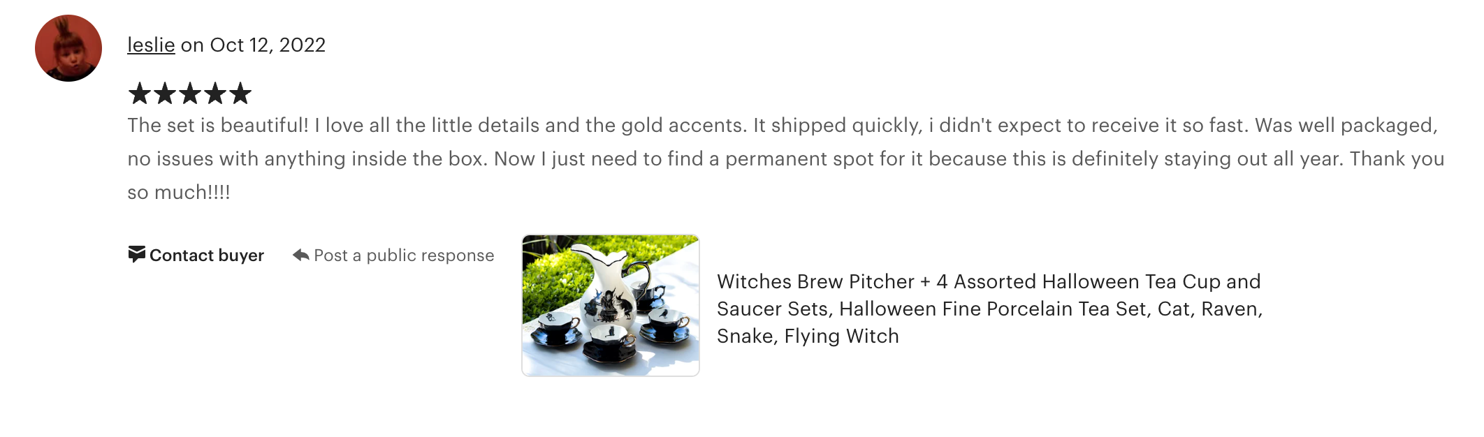 Witches Brew Pitcher + 4 Assorted Halloween Tea Cup and Saucer Sets - Ver. A