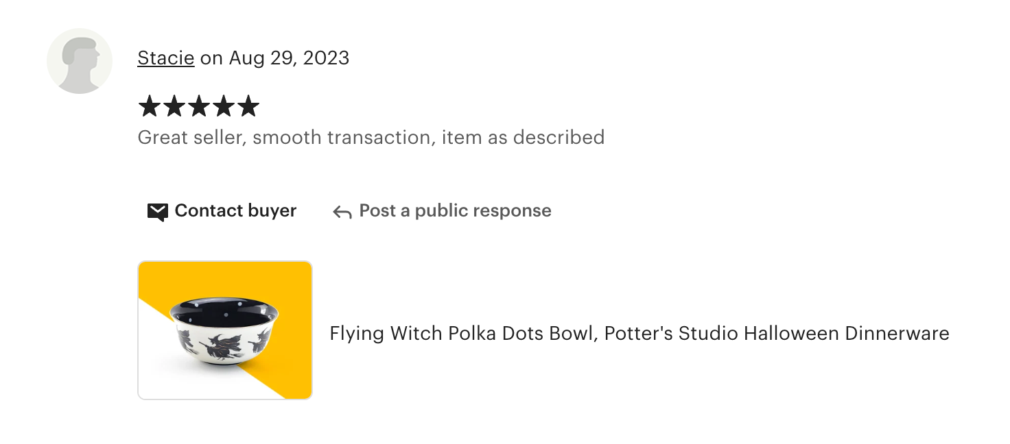 Flying Witch Bowl