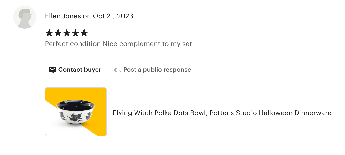 Flying Witch Bowl