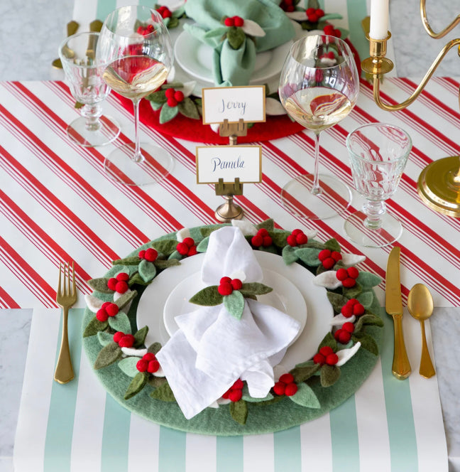 Hester and Cook Mint Felt Placemat