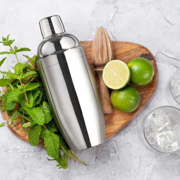 Double Wall Stainless Steel Cocktail Shaker - Polished