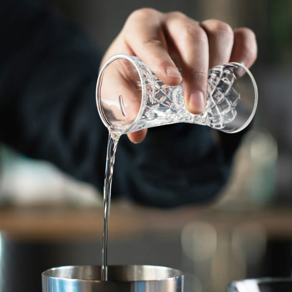 Yarai Glass Double Jigger