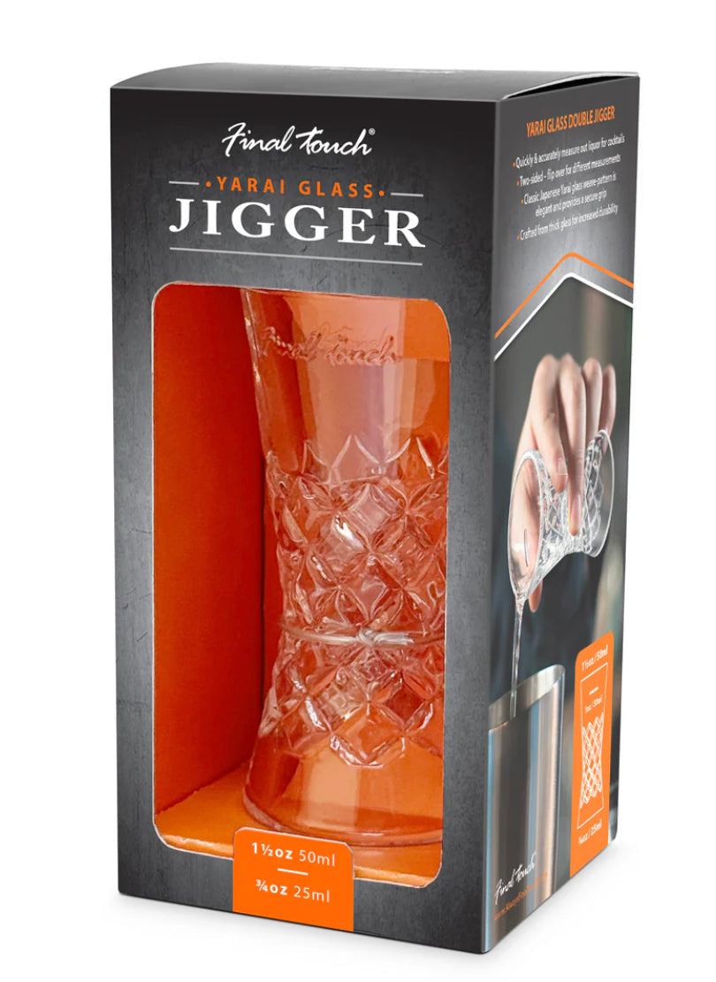 Yarai Glass Double Jigger