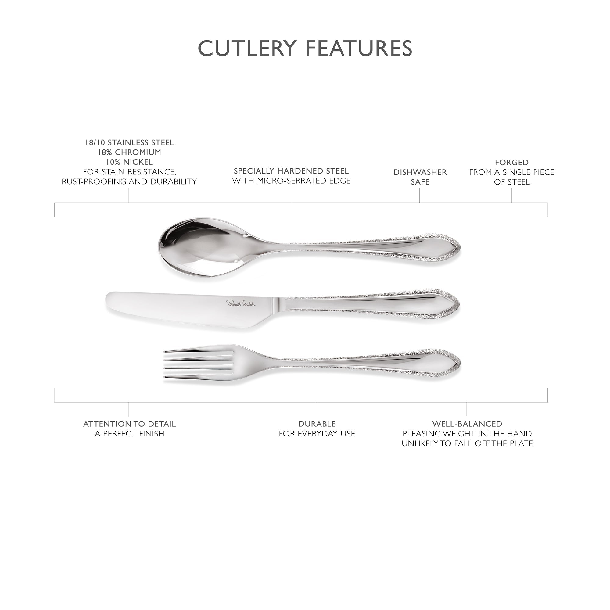 Kemble Texture Bright Coffee / Espresso Spoon