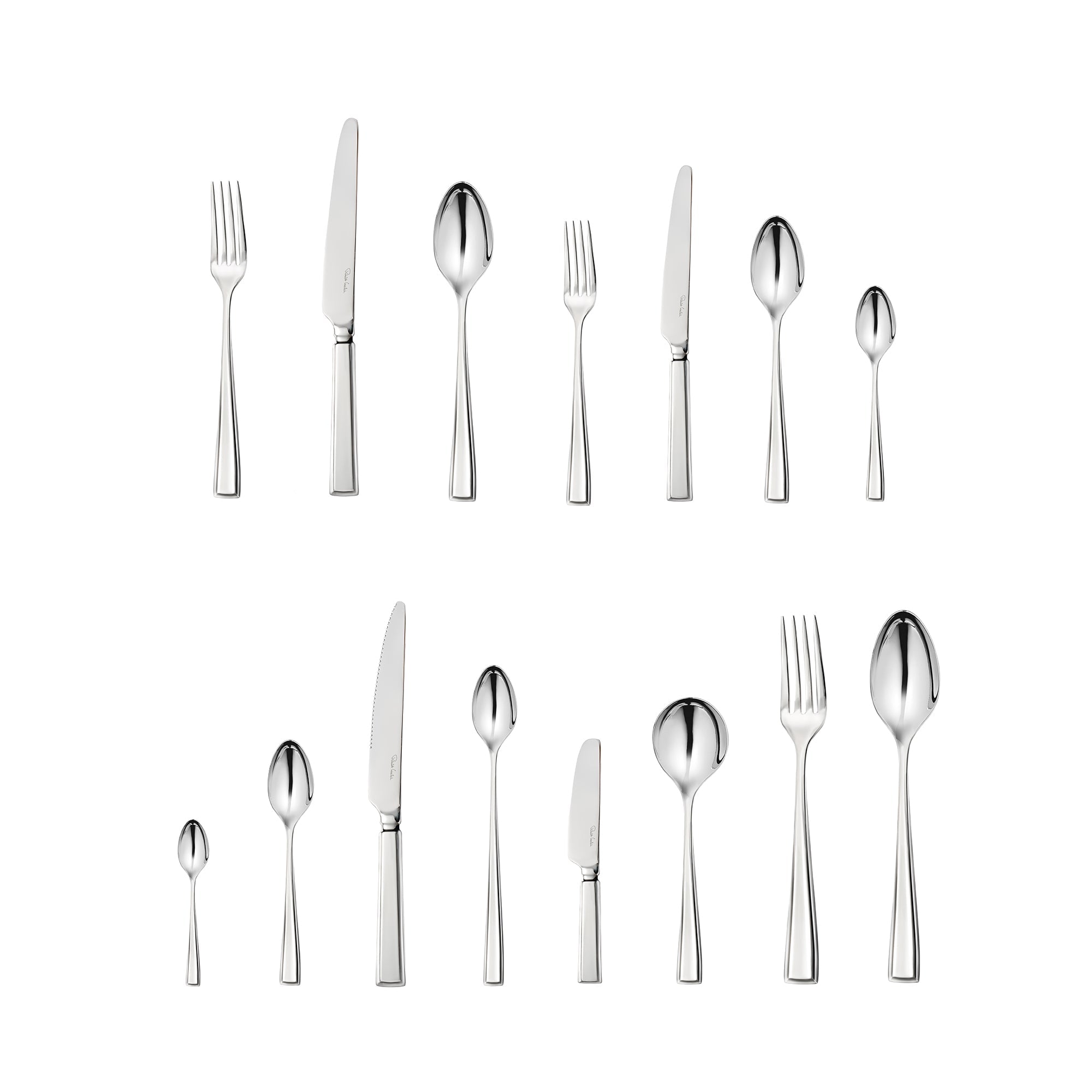 Fairford Bright Cutlery Set, 42 Piece for 6 People