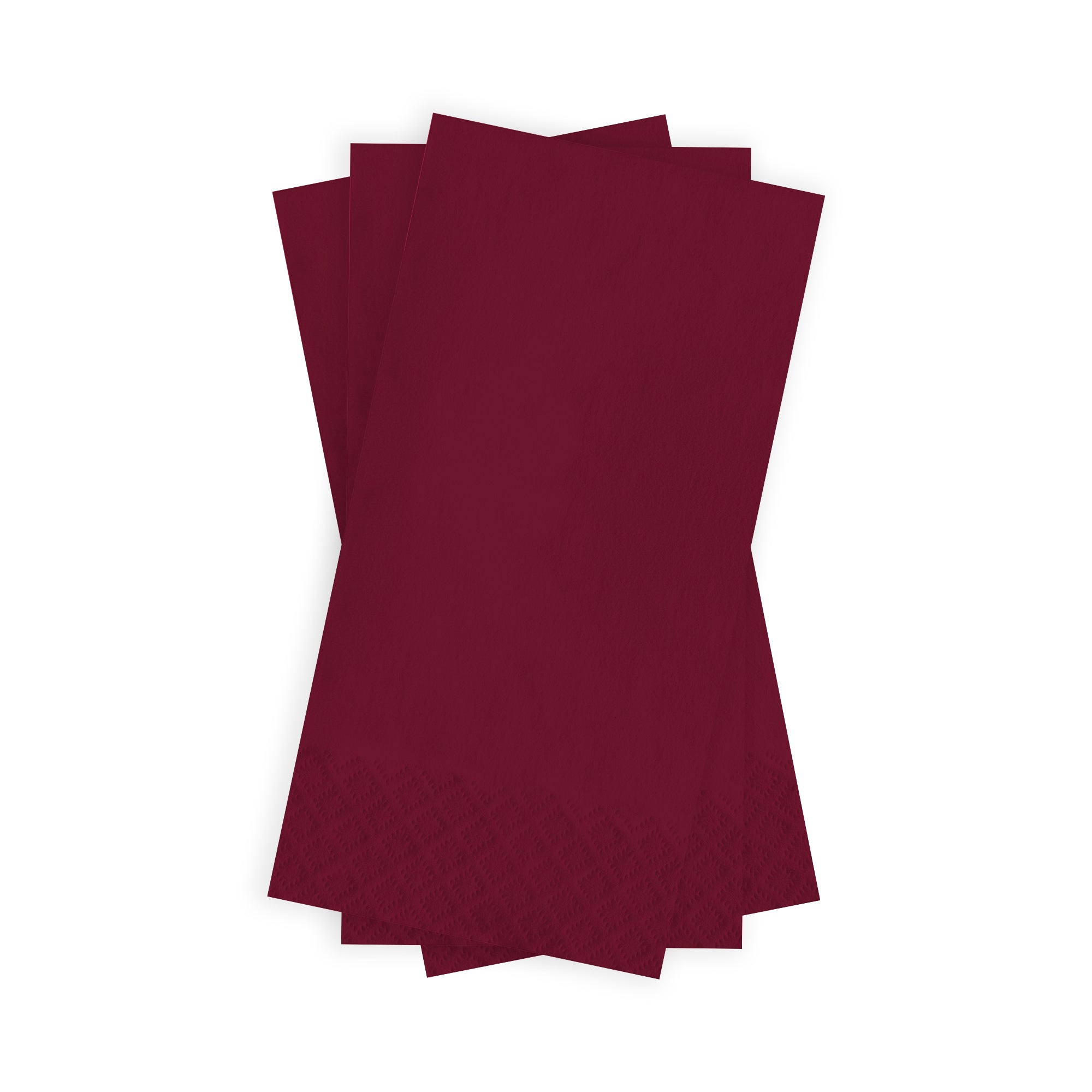 Burgundy Red Paper Dinner Napkins