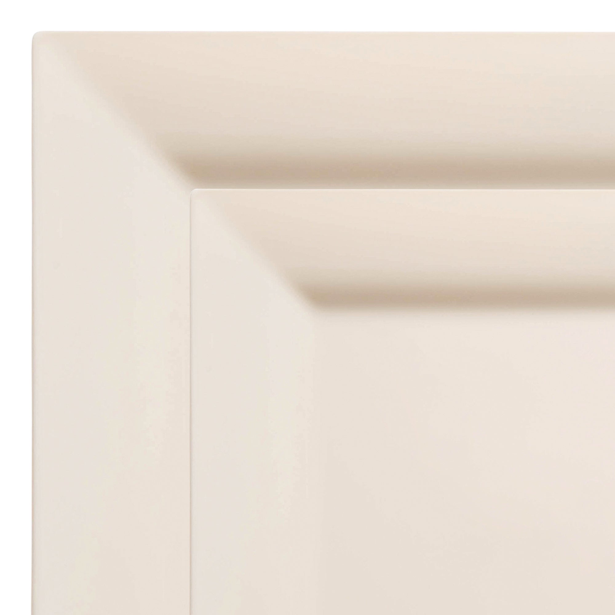 Ivory Square Plastic Plates Dinnerware Value Set