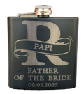 FBA - 6oz Flask - Laser Engraved (6 Count)