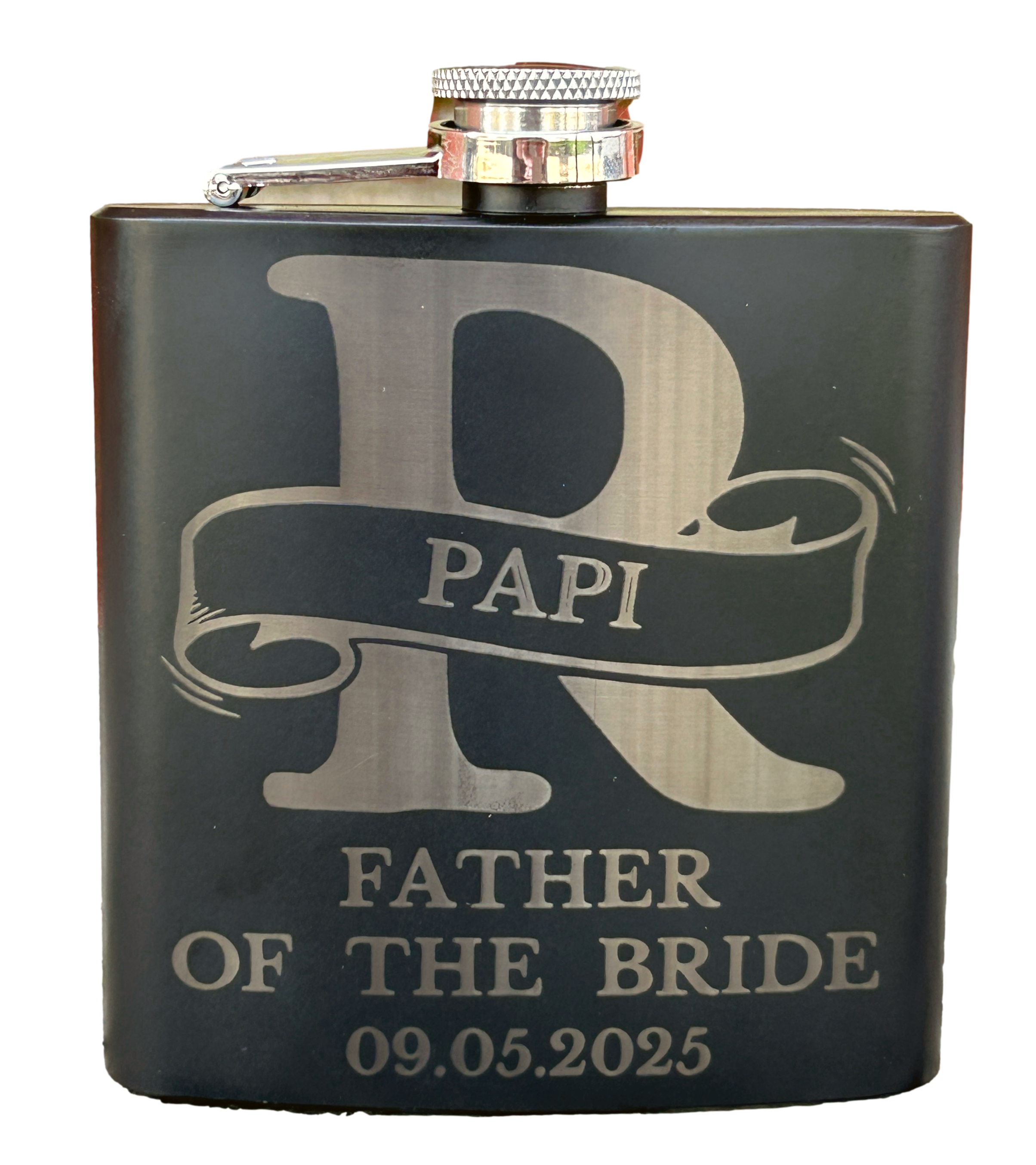 6 oz Flask - Laser Engraved