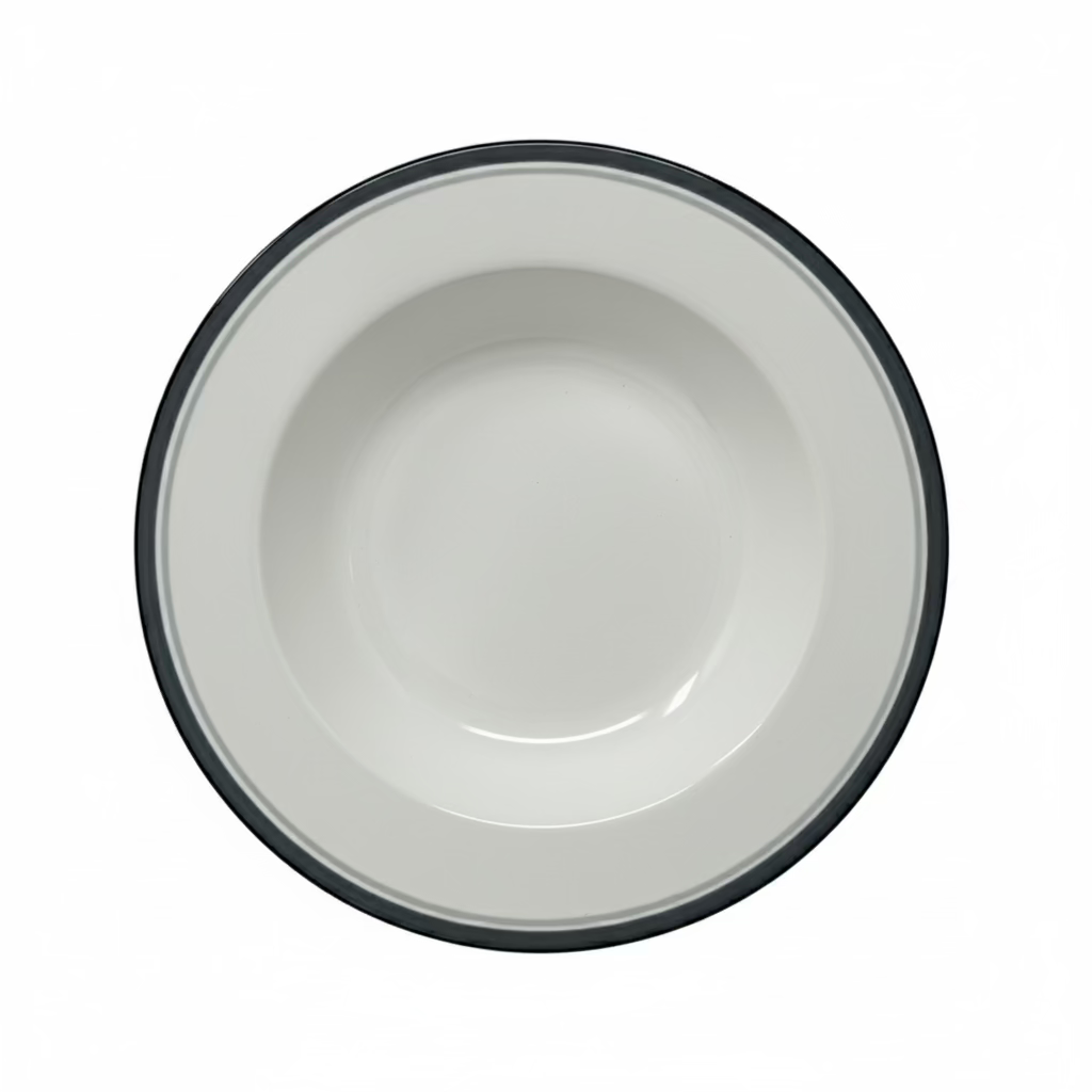 Noritake Ambience Java Graphite Swirl Soup