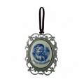 Seagull Pewter Merry Christmas Santa Ornament