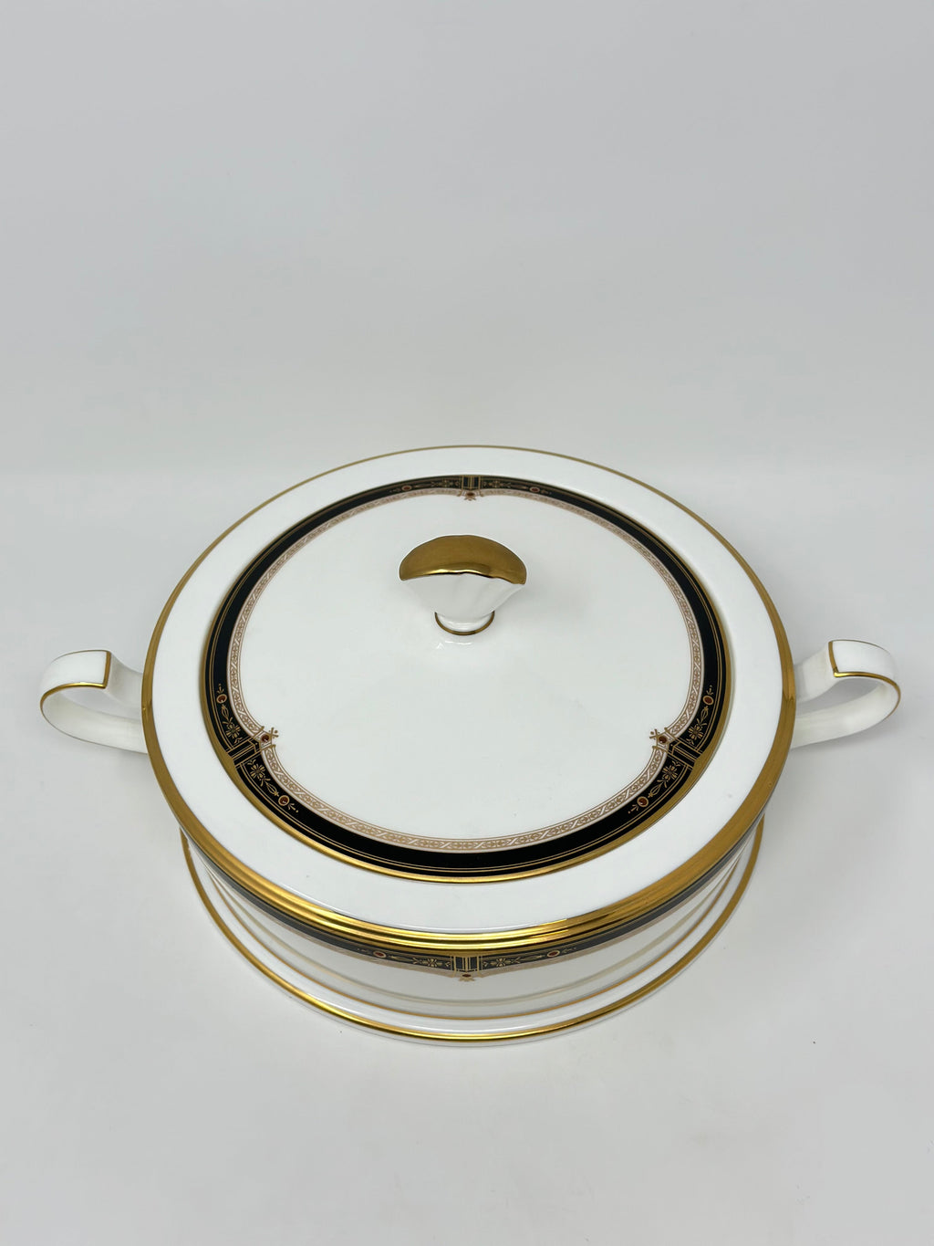 Noritake Gold and Sable Covered Vegetable