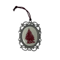 Seagull Pewter Photo Frame Christmas Ornament