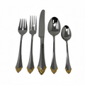 Oneida Stainless Golden Kenwood 5 Piece Place Setting