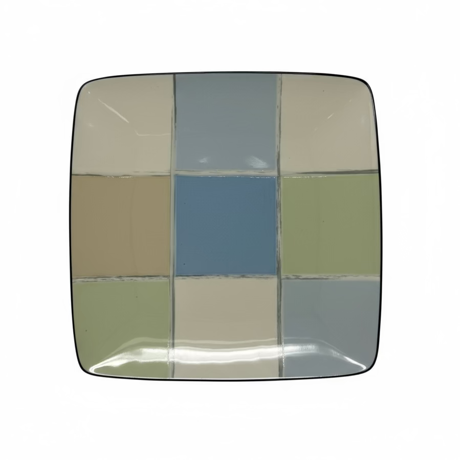 Noritake Ambience Java Blue Square Dinner Plate