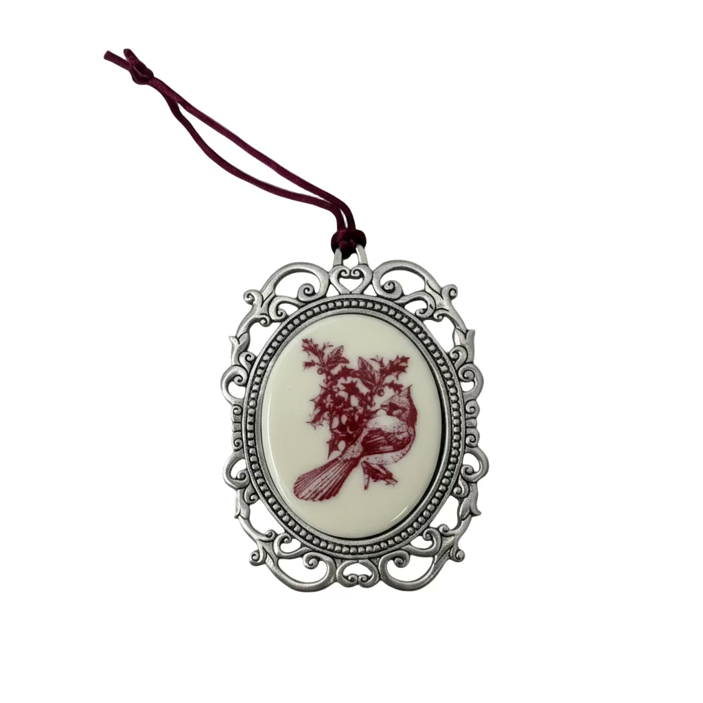 Seagull Pewter Christmas Ornament