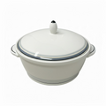 Noritake Ambience Java Graphite Covered Vegetable Bowl with Lid
