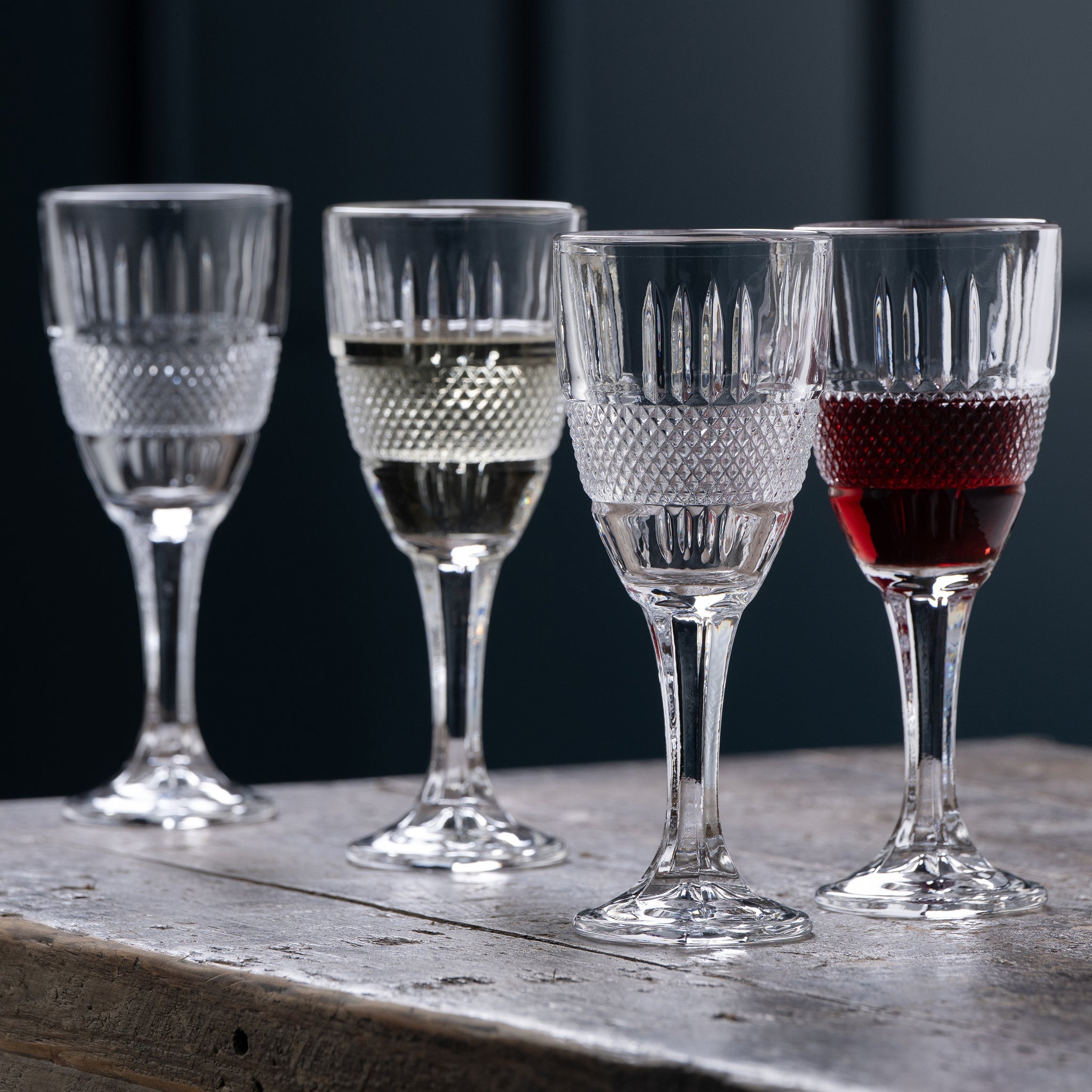 Galway Crystal Eyre Wine Set of 4