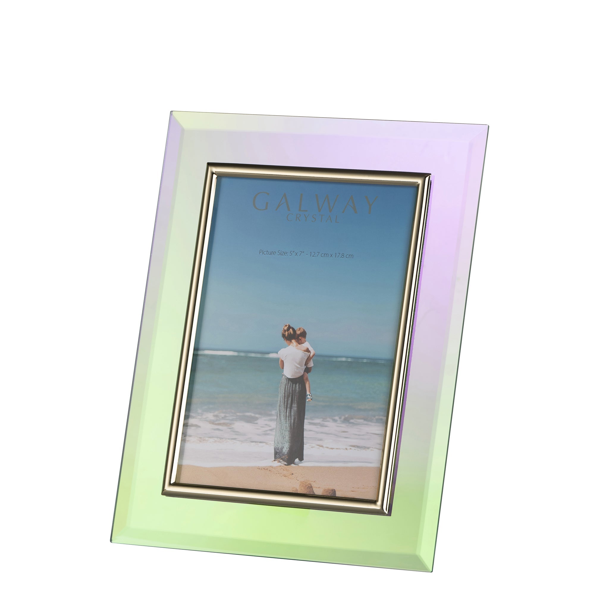 Galway Crystal Lustre Glass 5 x 7 Frame