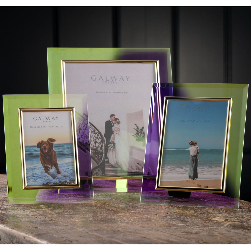 Galway Crystal Lustre Glass 5 x 7 Frame
