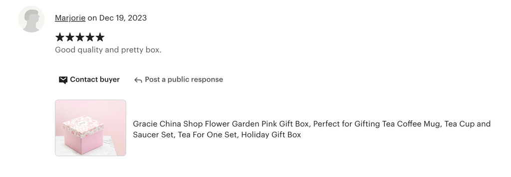 Flower Garden Pink Gift Box