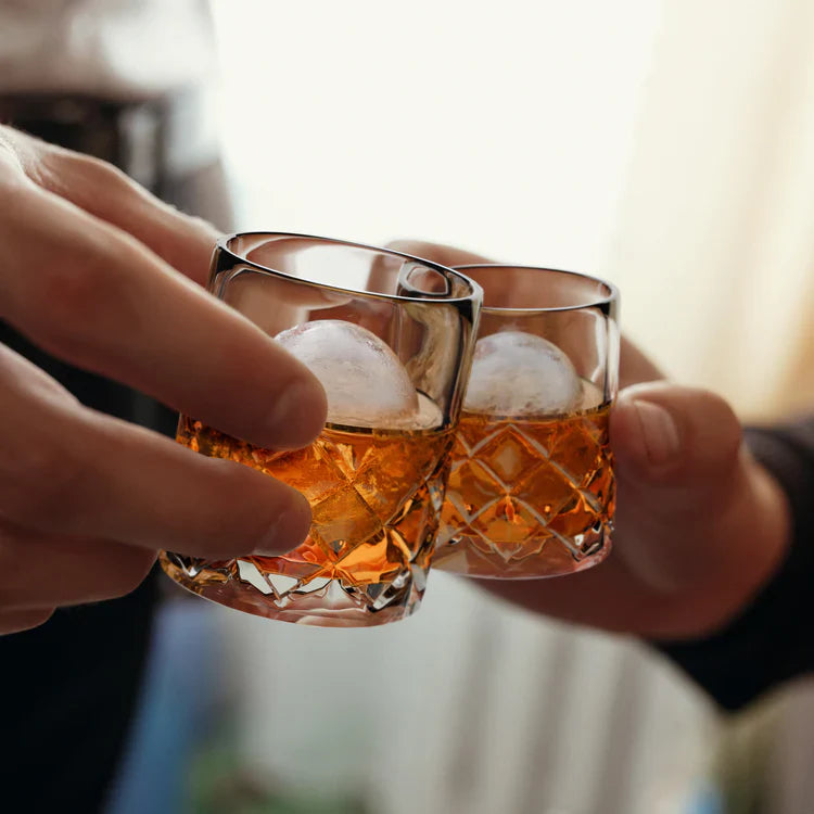 Yarai Shiver Ice Shot Glassware & Ice Ball Molds - Set of 4