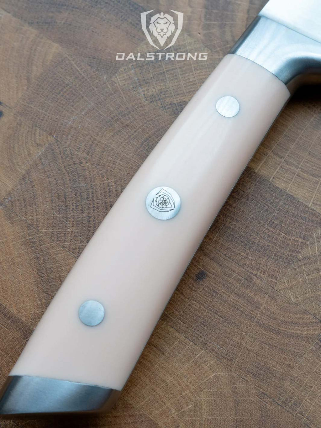 Chef Knife 8" | Peach Handle | Gladiator Series | NSF Certified | Dalstrong ©