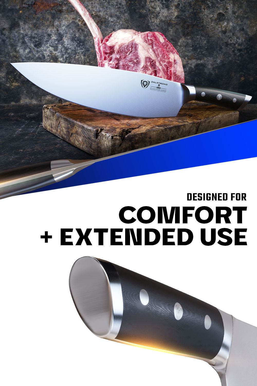 Cleaver & Butcher Knife 12.5" | Devastator | Gladiator Series | NSF Certified | Dalstrong ©
