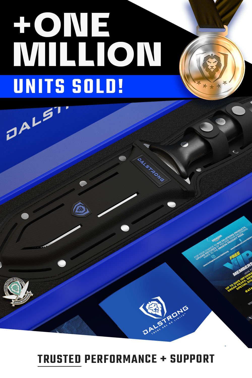 Hori Hori Blade 6.5" | Gladiator Series | NSF Certified | Dalstrong ©