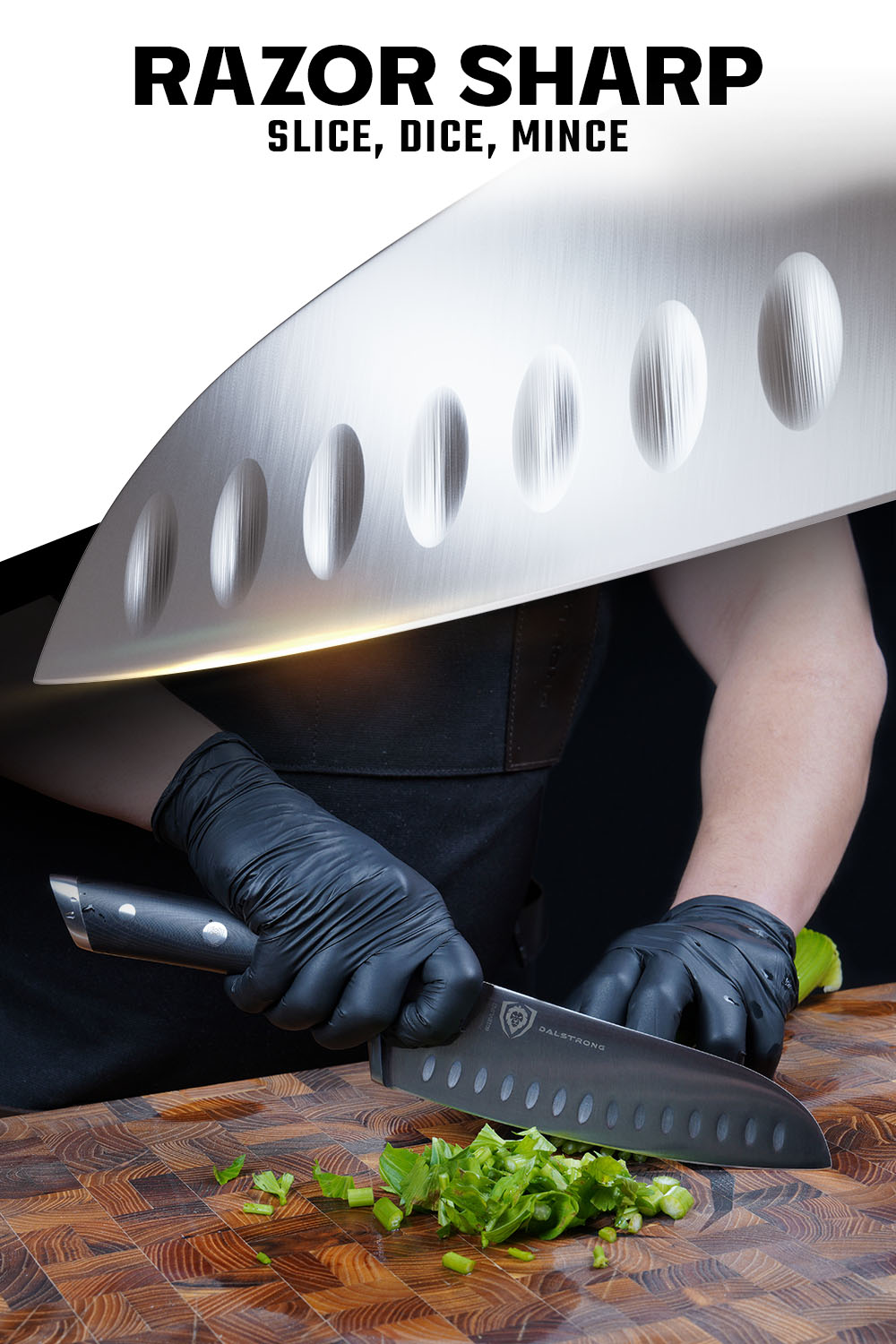 Santoku Knife 7" | Gladiator Series Elite | NSF Certified | Dalstrong ©