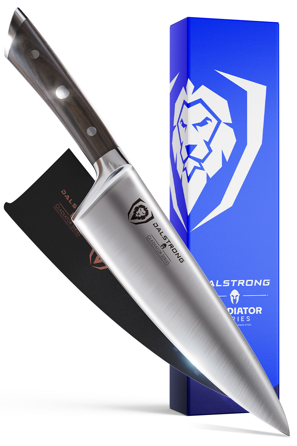 Chef Knife 8" | Faux Wood ABS Handle | Gladiator Series | NSF Certified | Dalstrong ©