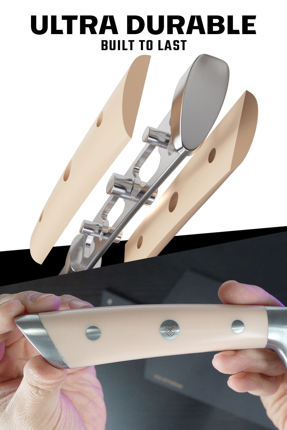 Chef Knife 8" | Peach Handle | Gladiator Series | NSF Certified | Dalstrong ©