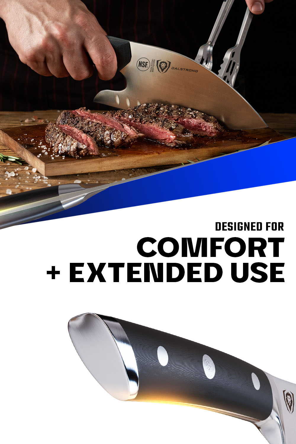 Guardian Chef's Knife 8" - Ergonomic | Gladiator Series | NSF Certified | Dalstrong ©