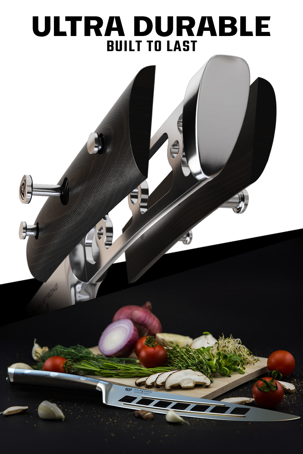 Vegetable Knife 8" | Deflector | Gladiator Series | NSF Certified | Dalstrong ©
