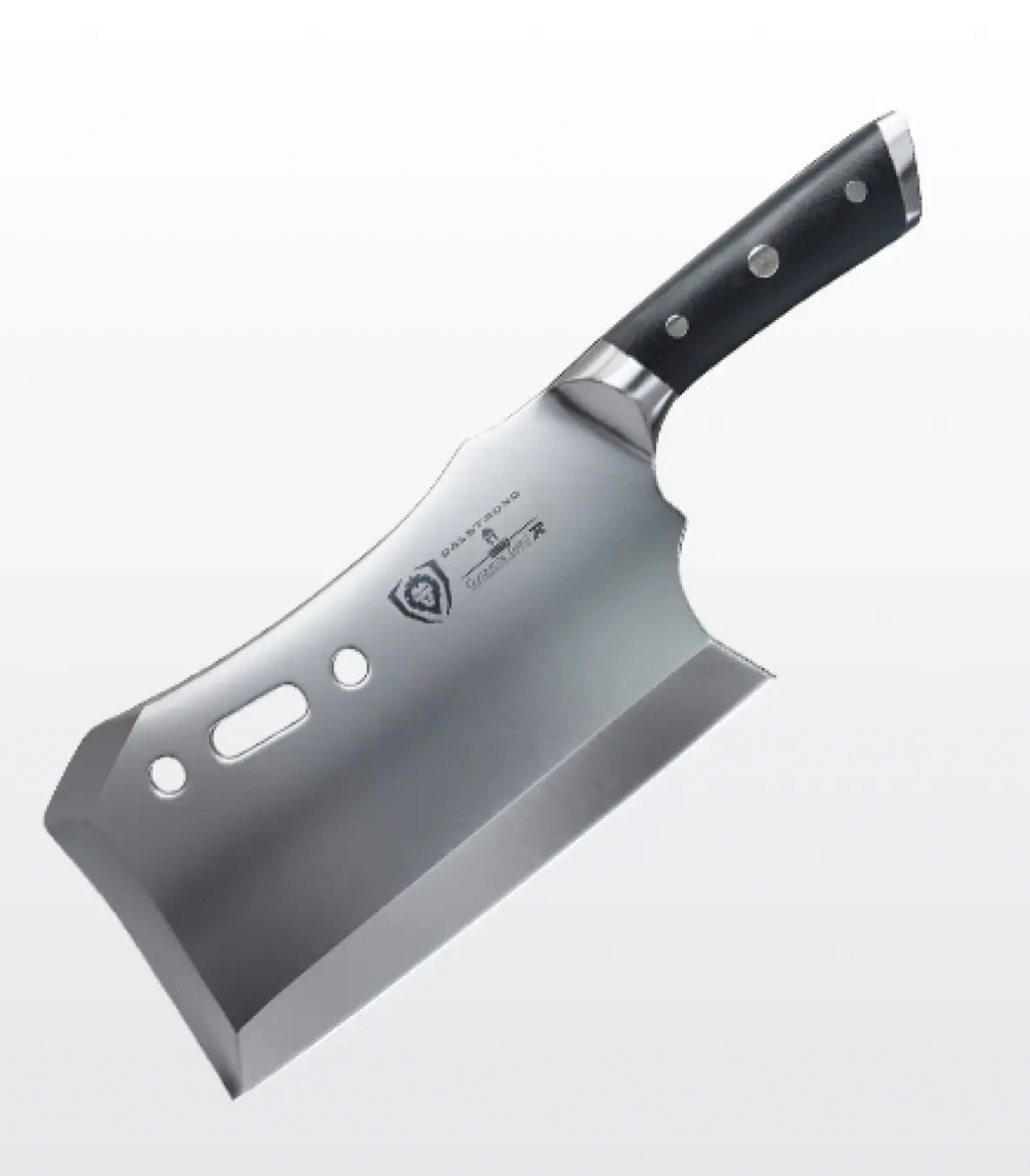 Meat Prep Bundle | 9" Obliterator Meat Cleaver with Stand + 8" Chef & Cleaver Hybrid Crixus Knife