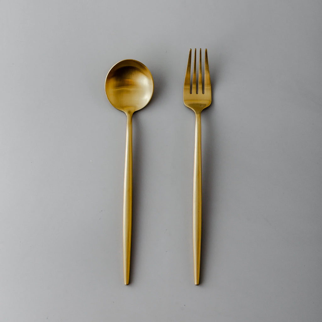 Gilded Serving Utensils & Salad Servers