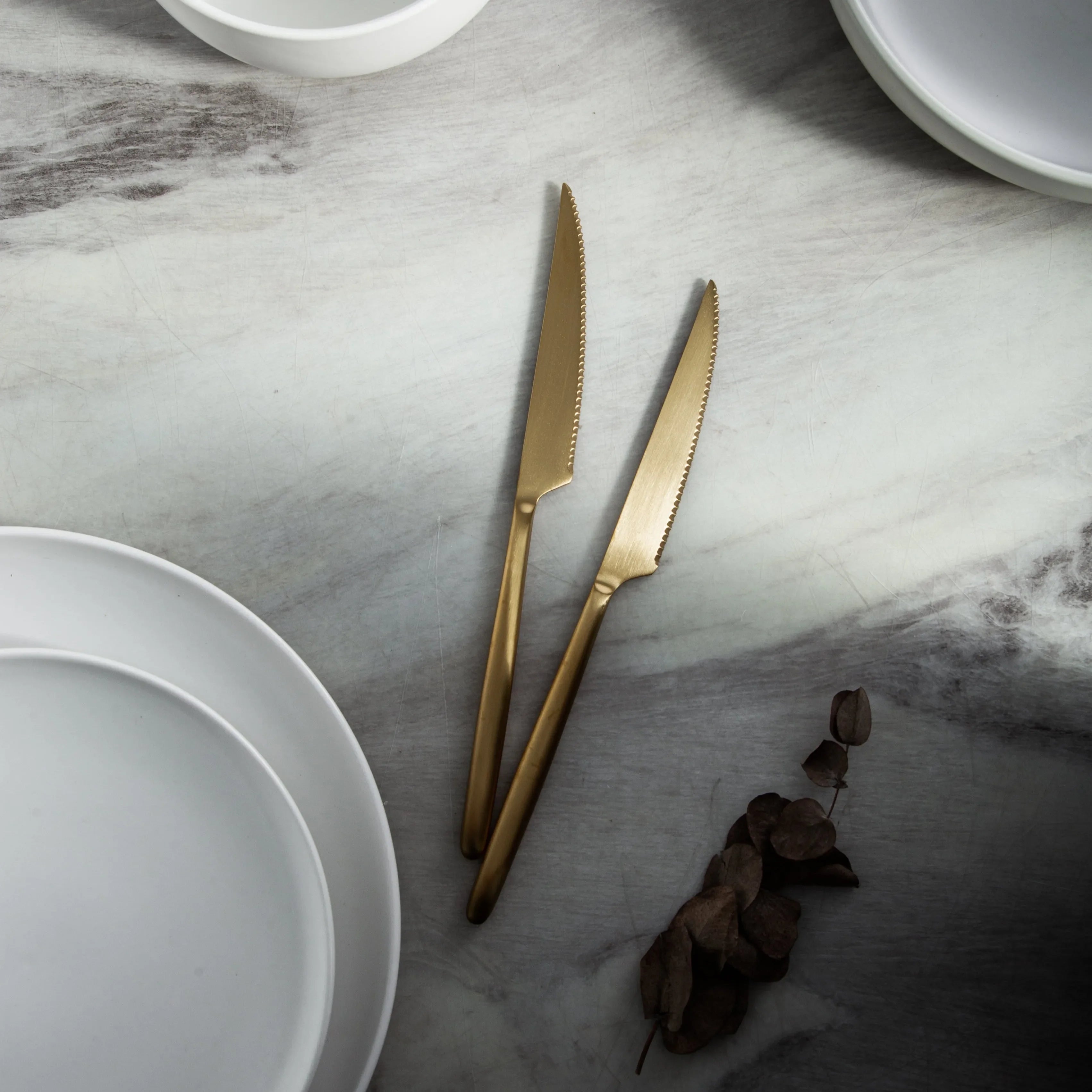Minimalist/ French Flatware Salad Servers, Serving Utensils & Individual Pieces