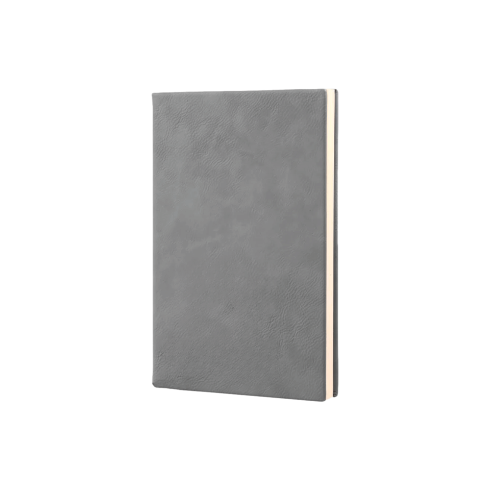 Leatherette Journals - Black, Gray, Navy, or Tan