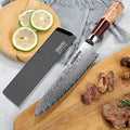 Gyuto Executive Chef Knife with Red Resin Handle
